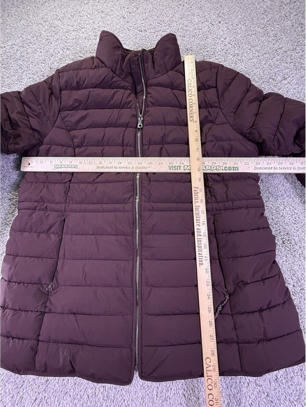 NWOT Nautica Women’s Puffer Jacket Size XL Burgundy - Picture 7 of 14